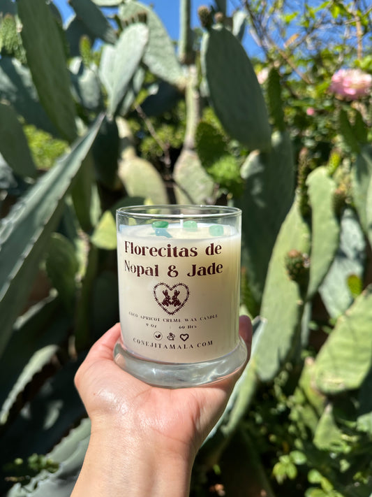 Florecitas de Nopal Y Jade